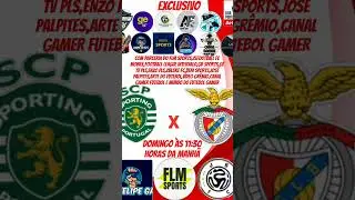 Domingo Tem o Cl&aacute;ssico Portugu&ecirc;s Entre Sporting X Benfica 🎮⚽🇵🇹 #viralshort #classico #jog&atilde;o