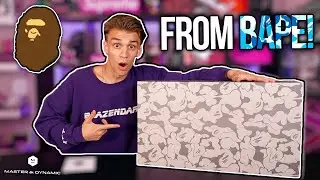BAPE SENT ME A HUGE PACKAGE!! (CLOTHES/ACCESSORIES)