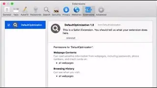 Delete DefaultOptimization app on Mac | Default Optimization adware removal