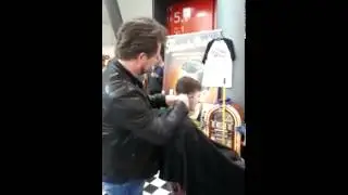 Retro Classics 2015 Det M&uuml;ller als Gastfriseur bei Marc 