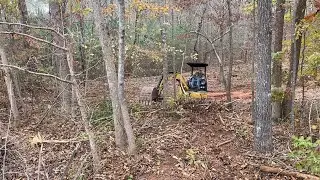 Excavator Clearing Trees and Debris. Ep 43