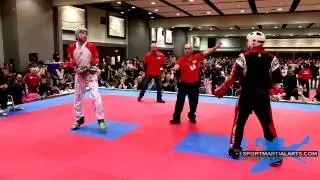 Cody Diesbourg vs Samuel Gagnon - Elite Sparring - Canadian Open 2014
