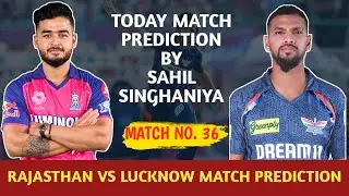 Who Win Today IPL Match? RR vs LSG Prediction & Betting Tips