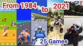 Evolution in Bike Games from 1984 to 2021| Bike Games Evolution | Bike Games|Bikes #gamingpulsator