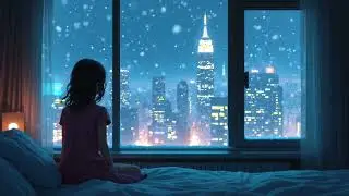 Dreamy winter night snow Sleep 