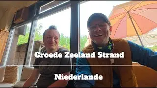 Groede Zeeland Strand, mit Mops und Huskey ein paar Tage an den Strand