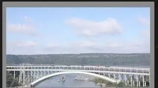 NYC LIVE, Henry Hudson River and Bridge View 02-19-22.