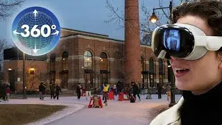 Colonel Samuel Park in 360: Move your phone around to watch everything #iceskating