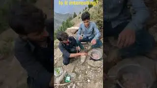 how to cook food on mountains. #vlogs #mountains #mountainswiev #villagerlifestyle
