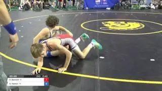 Junior FS 120 Round of 64 - Drew Bennett (IA) vs. Nathan Rankin (TX)