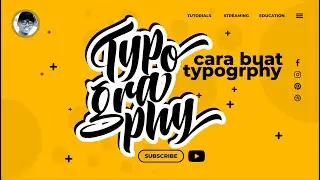Begini cara Bikin Logo Typography keren Banget |  Mudah corelDRAW