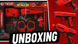 Soft Bullet Gun Unboxing | High Speed Toy Gun Review | Best Cool Shooting Game 