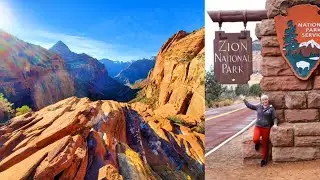 Arriving at Zion National Park in complete darkness! | Hiking The Outlook | Day 1