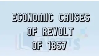 PART-5||ECONOMIC CAUSES|| FRIST WAR OF INDEPENDENCE||HISTORY||CLASS-10||#trending#subscribe#history