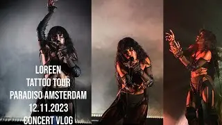 BESTE SMALL VENUE SHOW OOIT? // LOREEN TATTOO TOUR AMSTERDAM PARADISO CONCERT VLOG 12.11.2023