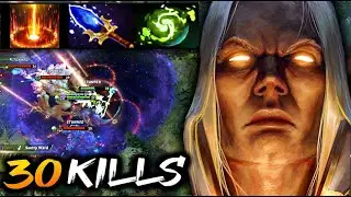 Invoker 30 kills The Art of Destruction | Dota 2 Invoker Gameplay |
