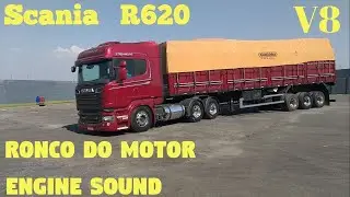 Scania R620 V8 ronco / Engine sound R620 V8