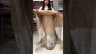 Pure linen natural suit collection @JsTextileIndia #fashion #tussar #bhagalpuri #linenfashion