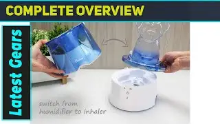 Crane EE-5202 Inhaler & Warm Mist Humidifier &ndash; Best Dual Therapy for Congestion Relief