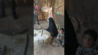 Beduini in desert