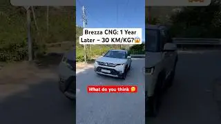 Brezza CNG: 1 Year Later &ndash; 30 KM/KG? #automobile #car #brezza #mileage #mountains #cngcars