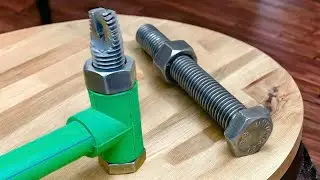 Don't throw away broken hammers! How to make your hammer handle from PVC pipe at home |Creation Tips