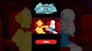 🎬🐶 Couple of Dogs Enjoying Movies | Funny Dog Cartoon Comedy #cartoonlaughter #funny