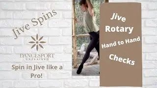 Jive Rotary Hand to Hand Checks ||| Simple Spin Exercise || Jive Tutorial