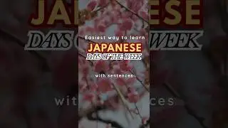 Days of the week #japan #japantravel #travel #japanese #jlpt #new #food #nihongo #study #funny