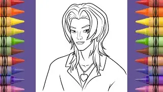 How to Color Jinu K-Pop Demon Hunters | Cool Character Coloring | Happy Coloring World