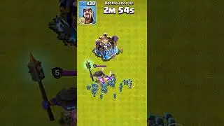 Max Lvl 85 Wizards vs Max Lvl Smasher Guardian ! #clashofclans #coc #smasher