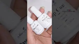 Base Coat & Top Coat #nailtutorial #nailartdesigns #nails #nailart