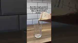 30g Protein Shake Tastes Like a McDonald's shake! 🤯 recipe im comments #mcdonaldsrecipe #protein
