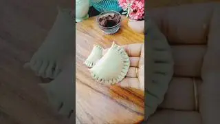Pitha folding method ❤️ #shorts #shortvideo #ytshorts #pitha #viral #krishnar kitchen