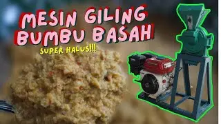 SUPER DUPERR HALUSS PAKAI MESIN INI!!!  MESIN GILING BUMBU BASAH || UD MESIN TANI JOMBANG