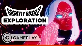 Gravity Rush 2 Exploration Gameplay