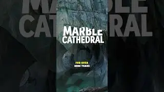 The Marble Cathedral Hidden Inside South America&rsquo;s Bluest Lake #shorts #geography  #facts