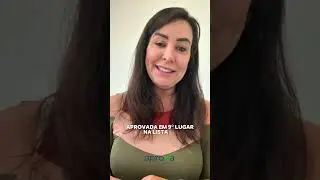 Nossa aluna conquistou a aprova&ccedil;&atilde;o no TRF4!