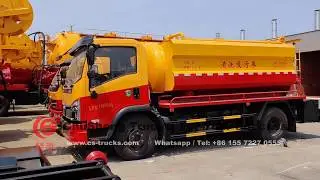 Dongfeng 6000L combined sewage jetting truck for sale
