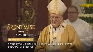 Szentmise a székesfehérvári Szent István király székesegyházból – Erdő Péter – 220814