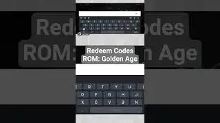 Redeem code ROM Golden Age #romgoldenage #goldenage #code #gaming #androidgames