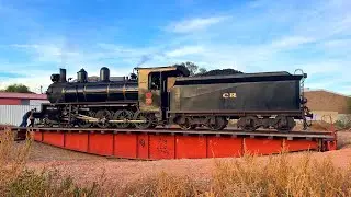 CR NM Class No 25 Turned On The Turntable - Pichi Richi Railway
