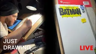 Absolute Batman blank: sketching comic cover