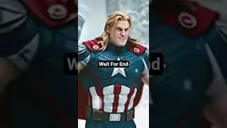 Captain America transformation to Thor #shorts #dailyshorts #viraltrend #explorenow #marvel #mcu