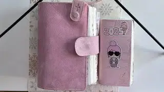 Flip through 2025 Rosey life undated A5 planner and 2025 compact planner