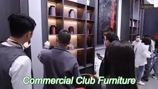 chinlon velvet commercial club furniture hdf wood veneer  club section furniture