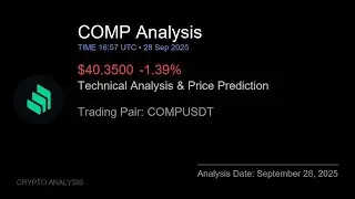 COMP (COMPUSDT) Technical Analysis - Price Prediction & Buy or Sell September 28, 2025