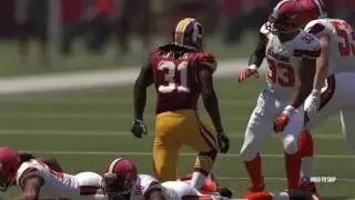 NFL Week 4 - Cleveland Browns vs Washington Redskins - Full Game -Simulation Nation