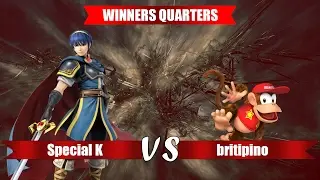 &ldquo;Friendly Fire 2/18/17&rdquo; &ndash; Special K (Marth) v. britipino (Diddy) &ndash; Winners Quarters