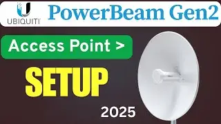 Ubnt PowerBeam Gen2 Access Point Configuration | How To Setup AP Mode PowerBeam Gen2#ubnt